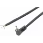 VOLTCRAFT XL-AC25SGW 2,5 mm stereo jackplug, 3-polig, soldeeraansluiting, vernikkeld, 1 stuk 93025c204