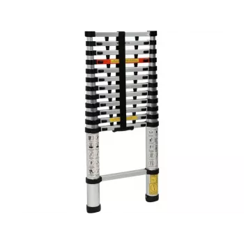 VOREL telescoopladder 3,8 m 13 sporten aluminiumlegering EN 131