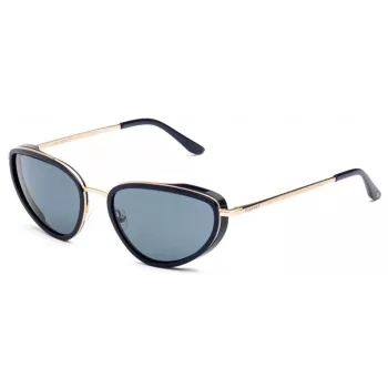 VUARNET Women's Ice Collection zonnebril VL22030004062 - mat zwart frame, Greylynx gepolariseerde mineraalglas lenzen - 59/20/145 mm