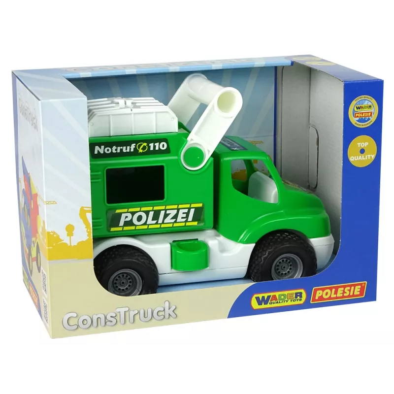 WADER POLESIE politieauto ConsTruck groen 41906