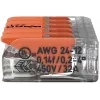 WAGO 221-415 COMPACT verbindingsklem voor 5 aders, 0,2-4 mm², 25-pack