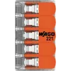 WAGO 221-415 COMPACT verbindingsklem voor 5 aders, 0,2-4 mm², 25-pack