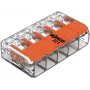 WAGO 221-415 COMPACT verbindingsklem voor 5 aders, 0,2-4 mm², 25-pack