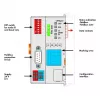 WAGO 750-348 ECO CANopen veldbuskoppelaar, D-Sub 9-polig, 24 VDC, DIN-rail, grijs