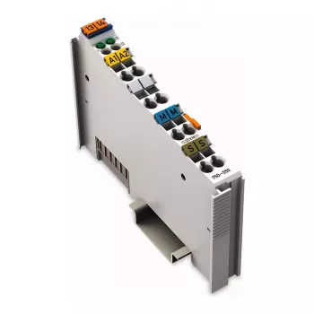 WAGO 750-550 2-kanaals analoog uitgangsmodule 0-10V, lichtgrijs