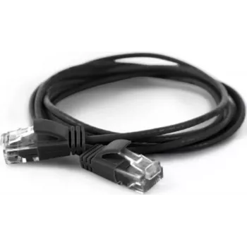 Wantec patchkabel UTP CAT6a d=2,8mm 20,00m zwart