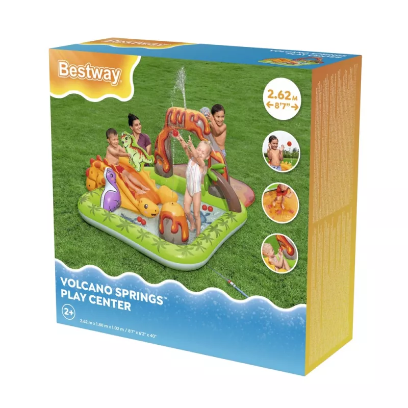 Waterspeelplaats met dinosaurus vulkaanballen Bestway 53172