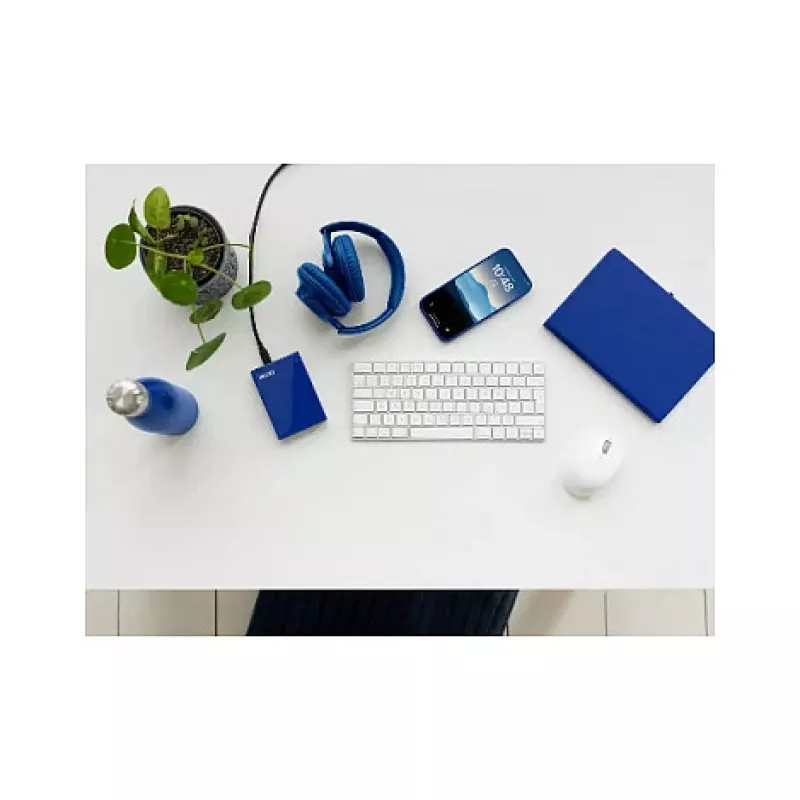 WD My Passport 2TB draagbare externe harde schijf (USB 3.2 Gen 1, kobaltblauw)