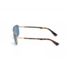 WEB EYEWEAR MAN zonnebril WE0274-6032V Havana groen rechthoekig acetaat 60/16/140 mm