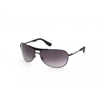 WEB EYEWEAR MAN WE0296-6601B zonnebril zwart rechthoekig 66/14/125 mm