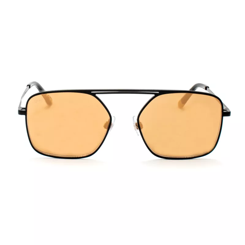 WEB EYEWEAR heren zonnebril WE0209-02G havana acetaat groen polycarbonaatglas 53mm