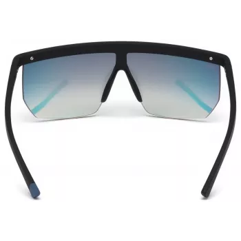 WEB EYEWEAR herenzonnebril WE0221-02Z zwart acetaat montuur grijze glazen UV400