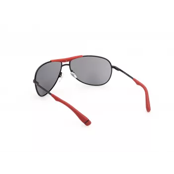 WEB EYEWEAR herenzonnebril WE0296-6602A zwart/grijs 66/14/125 mm