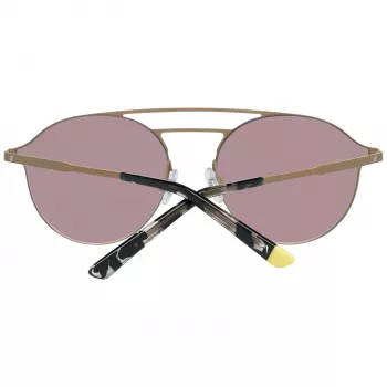 WEB EYEWEAR unisex zonnebril WE0249-5835G piloot acetaat havana grijs verloop 58/18/145 mm