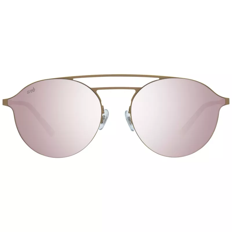 WEB EYEWEAR unisex zonnebril WE0249-5835G piloot acetaat havana grijs verloop 58/18/145 mm