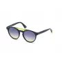 WEB EYEWEAR unisex zonnebril WE0262-5190W vierkant acetaat zwart montuur grijze glazen 51/19/145 mm