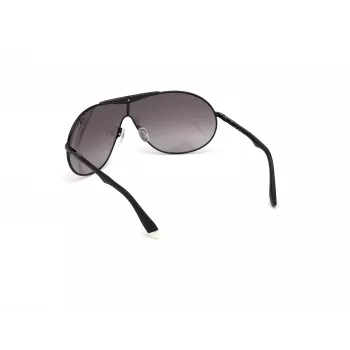 WEB EYEWEAR unisex zonnebril WE0282-0001B zwart montuur grijs glazen UV400 categorie 3
