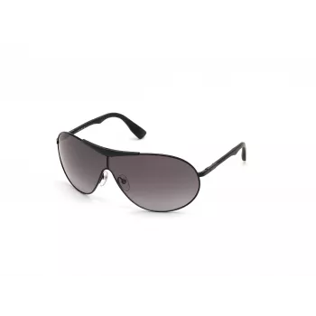 WEB EYEWEAR unisex zonnebril WE0282-0001B zwart montuur grijs glazen UV400 categorie 3
