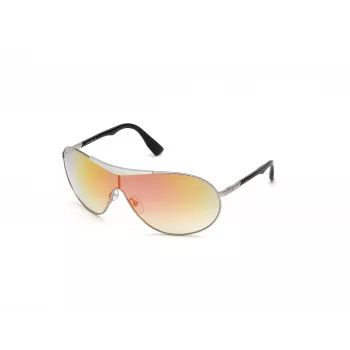 WEB EYEWEAR unisex zonnebril WE0282-0014Z zwart montuur grijze glazen
