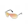 WEB EYEWEAR unisex zonnebril WE0282-0014Z zwart montuur grijze glazen