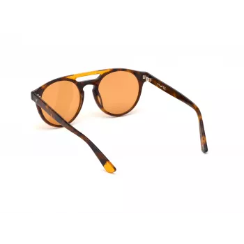 WEB EYEWEAR unisex WE0262-5156J rechthoekige acetaat zonnebril Havana/brown gradient glas 51/19/145 mm UV400