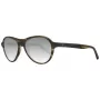 WEB EYEWEAR WE0128-5494N unisex zonnebril havanna acetaatmontuur bruine polycarbonaatglazen 54mm