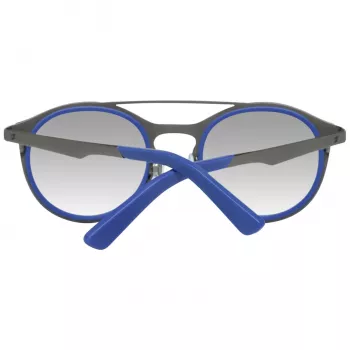 WEB EYEWEAR WE0143-4991X unisex zonnebril, vierkant acetaat montuur, grijze glazen, 49/22/140 mm