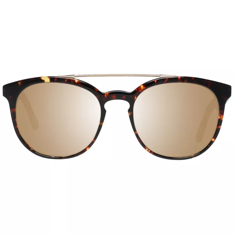 WEB EYEWEAR WE0146-5252G unisex zonnebril Havana montuur grijs verloopglas 52mm