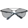 WEB EYEWEAR WE0189-02C unisex zonnebril - zwart montuur grijze glazen 59mm