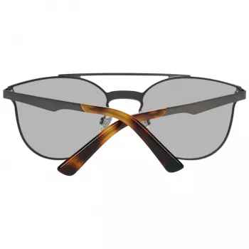 WEB EYEWEAR WE0190-0009C unisex zonnebril - geometrisch zwart montuur, grijze glazen