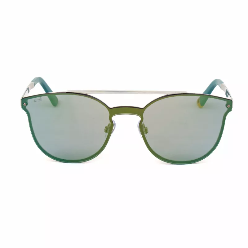 WEB EYEWEAR WE0190-09Q unisex zonnebril - geometrisch acetaat montuur met UV400-polycarbonaatglazen