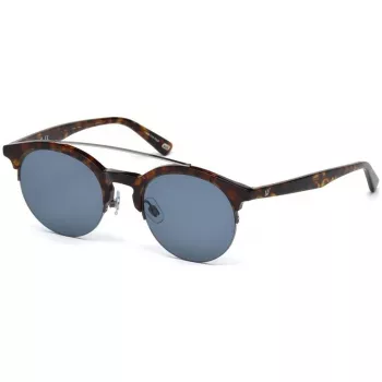 WEB EYEWEAR WE0192-52V unisex zonnebril Havana acetaat montuur bruine verloopglazen 49mm