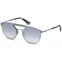 WEB EYEWEAR WE0193-08C unisex rechthoekige zonnebril havana acetaatmontuur bruine polycarbonaatglazen UV400