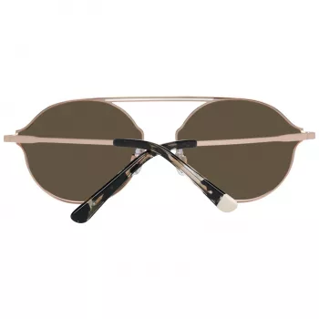 WEB EYEWEAR WE0198-5734G unisex zonnebril - zwart acetaat montuur, grijs getinte glazen, 57 mm