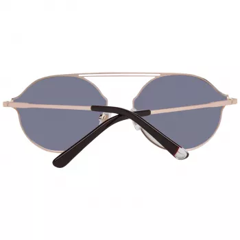 WEB EYEWEAR WE0198-5734Z unisex vierkante zonnebril Havana acetaat grijs verloopglas 57/16/145 mm