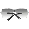 WEB EYEWEAR WE0202-16C unisex zonnebril, glanzend zwart montuur, grijze glazen, 54 mm