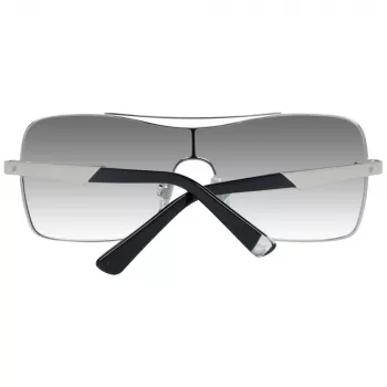 WEB EYEWEAR WE0202-16C unisex zonnebril, glanzend zwart montuur, grijze glazen, 54 mm