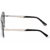 WEB EYEWEAR WE0202-16C unisex zonnebril, glanzend zwart montuur, grijze glazen, 54 mm
