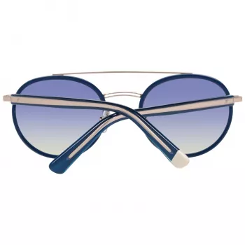 WEB EYEWEAR WE0225-5290W unisex zonnebril, zwart montuur, grijze glazen, 52/22/145 mm