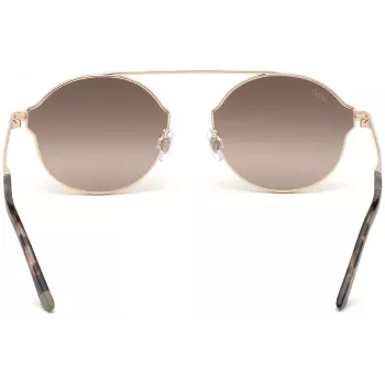 Web Eyewear WE0243-32G unisex piloot zonnebril goud montuur bruin gradientglas UV400 58 mm