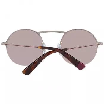WEB EYEWEAR WE0260-5434U unisex zonnebril Havana acetaat montuur groene polycarbonaat glazen 54/21/145 mm