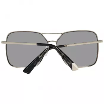 WEB EYEWEAR dames WE0285-5932B havana acetaat geometrische zonnebril grijs verloopglas 59mm