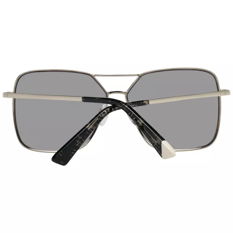 WEB EYEWEAR dames WE0285-5932B havana acetaat geometrische zonnebril grijs verloopglas 59mm