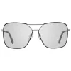 WEB EYEWEAR dames WE0285-5932B havana acetaat geometrische zonnebril grijs verloopglas 59mm