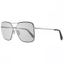 WEB EYEWEAR dames WE0285-5932B havana acetaat geometrische zonnebril grijs verloopglas 59mm
