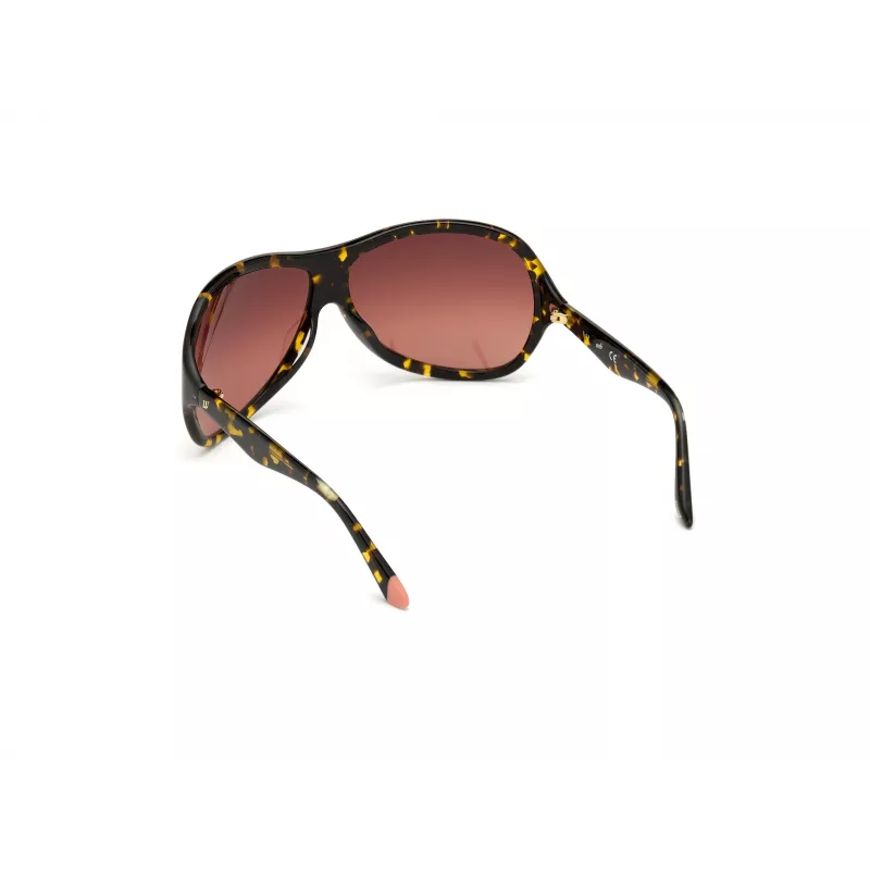 WEB EYEWEAR dames WE0290-6552F havana bruin rechthoekige cat eye zonnebril 65/12/115 mm