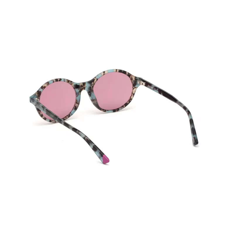 WEB EYEWEAR dames cat-eye zonnebril WE0266-5155Y Havana/bruin gradient 51 mm