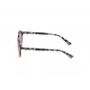 WEB EYEWEAR dames cat-eye zonnebril WE0266-5155Y Havana/bruin gradient 51 mm