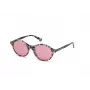 WEB EYEWEAR dames cat-eye zonnebril WE0266-5155Y Havana/bruin gradient 51 mm
