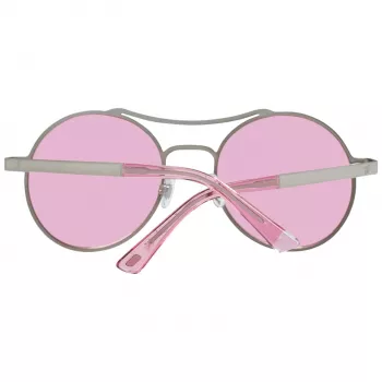 WEB EYEWEAR dames zonnebril WE0171-54016 shiny black montuur smoke grey glazen 54/21/135 mm